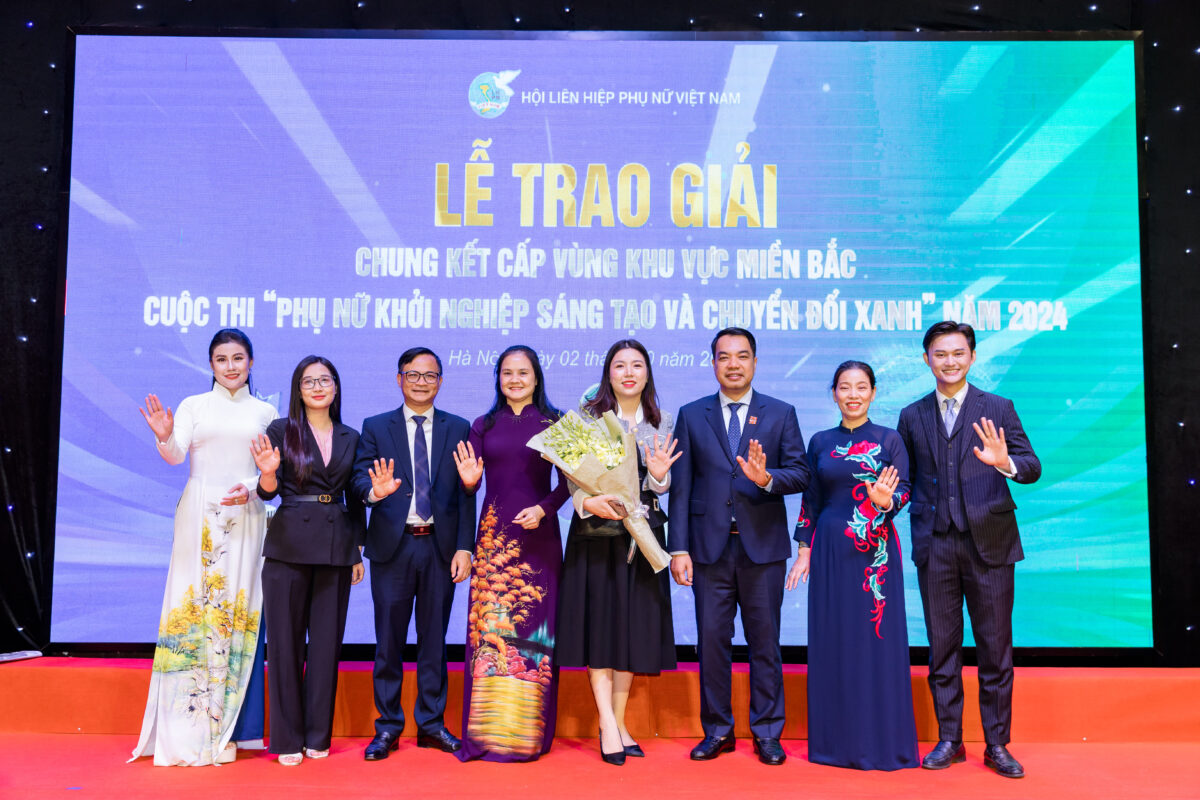 Lễ trao giải Chung kết toàn quốc Cuộc thi “Phụ nữ khởi nghiệp sáng tạo và chuyển đổi xanh”